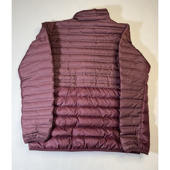 Columbia Women’s 650 Down Jacket Medium Burgundy Packable Puffer Lightweight - Picture 3 of 9